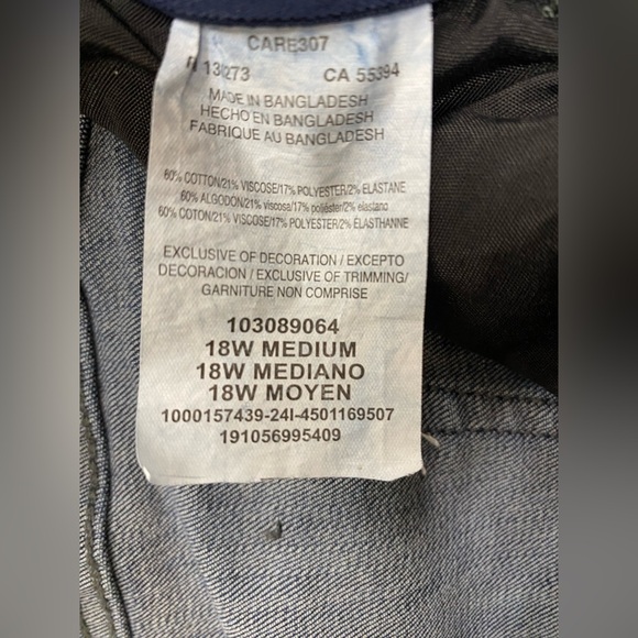 Lee Women's Dark Blue Straight Leg Jeans - Picture 3 of 3